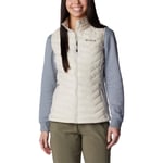 Columbia Powder Pass Vest Dame - Hvit - str. XS