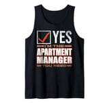 Retro Profession I'm The Apartment Manager Tank Top