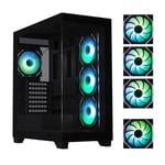 Boitier PC Moyen Tour panoramique BitFenix CETO Premium Edition (Noir)