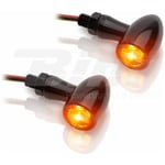 Blinkers set v parts - Aluminium led klar universal