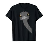 Emu Bird Peeking From The Side Australia Cute Emu Bird T-Shirt