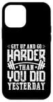 Coque pour iPhone 12 mini Citation d'entraînement de motivation pour les amateurs de fitness