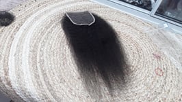 BRAZILIAN RAW VIRGIN HUMAN HAIR KINKY STRAIGHT 5X5 HD LACE CLOSURE 16INCHES  70g