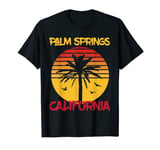 California Palm Springs Palm trees Ocean Surfing T-Shirt