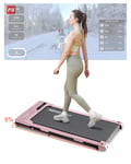 REKA Fitness Pink Walking Pad Treadmill – 2.25HP Motor, 6 kmh Speed, APP-Control