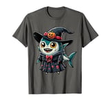 Scary Halloween Tuna Witch Hat Costume Spooky Season T-Shirt