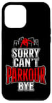 iPhone 12 Pro Max Parkour Free Running Traceur Vintage Sorry. Cant. Parkour Case