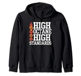 DIY Auto Mechanic Car Repair Garage Life Hands-On Enthusiast Zip Hoodie