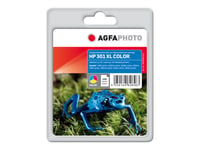 Agfaphoto - Kompatibel - Blekkpatron (Alternativ For: Hp 301Xl, Hp Ch564ee) - For Hp Deskjet 1000, 1010, 1050 Aio, 1050A Aio, 1510 Aio, 2000, 2050 Aio, 2050A Aio, 2510 Aio, 2540 Aio, 3000, 3050 Aio, 3050A Eaio, 3510 Eaio Series, Hp Envy 4500 Eaio, 5