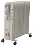 Cayenne 3516215053146 Radiateur mobile bain D'huile Gris, 2500W