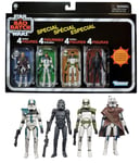 4Pack Clone Capitaine Rex Gris Ballast Elite Squad Trooper Vintage Collection