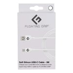 Floating Grip 3m Silicone Usb-c Cable (white)