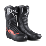 MC-Sko Alpinestars SMX-6 V2 Svart-Grå-Rød Fluo