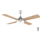 Cecotec - Ventilateur de plafond avec Energysilence Aero 4250 dc frais. 40 w, moteur dc, diamètre 42 "avec 4 lames réversibles, lumière led,