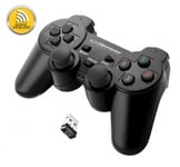 Esperanza EGG108K accessoire de jeux vidéo Noir USB 2.0 Manette de jeu Analogique/Numérique PC, Playstation 3 - Neuf