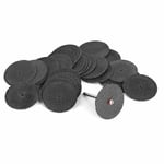 30pcs 32mm Resin Cutting Wheel Discs Set Mandrel Kit For Dremel Rotary Tool