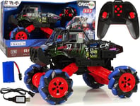 Import Leantoys Auto Off-Road Drift Remote Controlled 1:16 Blue 2.4G 360 Degree Rotation