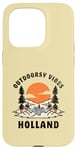 Coque pour iPhone 15 Pro Outdoorsy Vibes Holland Voyage Vacances Hollande