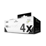 4x Pro Encre Noir pour Canon Pixma MP-530 MX-850 IX-5000 MP-520-X MP-600-R