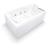 Spalina - Baignoire balnéo 2 places cetana duo Wave L170xl100xH63cm, by