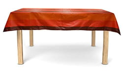 Nydel Nappe Jacquard Joritz Rouge Anti Tache, 160 x 300 cm