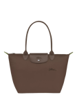 Longchamp Le Pliage Green Recycled Canvas Small Tote Bag, Terra