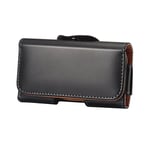 For Samsung Galaxy Note 10 Lite Leather Holster, Belt Holster Pouch Case For Samsung S10 Plus/S9 Plus/A91/A81/A60/S20 Plus/s20 ultra, Universal Glossy Leather Case Holster With Clip For Huawei Mate30