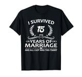 15th Wedding Anniversary Couples Husband Wife 15 Years T-Shirt