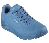 Skechers Mens Uno Stand On Air Trainers, Denim Durabuck Mesh, 13 UK