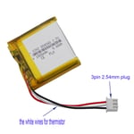 3.7V 1800mAh Replacement Li Battery 804040 LiPo Thermistor JST 3Pin 2.54mm Plug