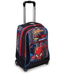 Seven Big Trolley School Spider-Man The Greatest Hero, Multicolore, 2 en 1, Double Usage, avec Bretelles à Usage Sac à Dos, Sacs à Dos et Chariot, école, Enfants et Adolescents, Multicolore, Taglia