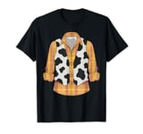 Sheriff Woody Costume Woody cowboy Vest Wild West Sheriff T-Shirt