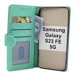 Zipper Standcase Wallet Samsung Galaxy S23 FE 5G (Aqua)