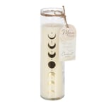 Moon Phase Coconut Tube Candle - Scented Ritual Candle for Spiritual Home Decor