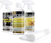 Inspired Fabric and Upholstery Care Kit | Includes Carpet Shampoo, Dried in and Spot Stain Remover, 3 x 300ml