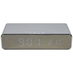 AV Link Wireless Fast Charging Digital Alarm Clock (White)