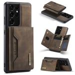 Samsung Galaxy S21 Ultra      Magnetic Wallet    Coffee