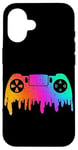 Coque pour iPhone 16 Manette de jeu graphique jeux vidéo adolescents esthétiques