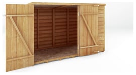 Mercia Garden Products Overlap Windowless Pent Bike Store - 3 x 6ft