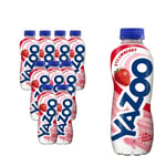 YAZOO Strawberry Milkshake Milk Drink, High in Protein & Calcium, 400 ml (Pack of 10)