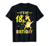 Its My 18th Birthday Dabbing Giraffe T-Shirt