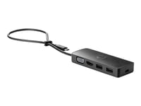 Hp Travel Hub G2 - Portreplikator - Usb-C - Vga, Hdmi - For Omen By Hp Laptop 16  Victus By Hp Laptop 15, 16  Elitebook 830 G6  Fortis 11 G9