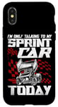 iPhone X/XS Dirt Track Racing Race Sprint Car Vintage Case