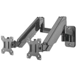 Manhattan TV & Monitor Mount Wall Full Motion (Gas Spring) 2 screens Screen S...