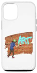 Coque pour iPhone 15 Pro Peinture en spray graffiti pour décoration murale - Peut faire vibrer la brique