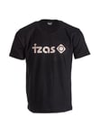 IZAS Run Chemise Homme Noir/Marron FR : M (Taille Fabricant : M)