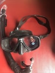 Cressi Perla & Mexico - Combo Set Dive/Snorkeling Mask & Snorkel, Adult Unisex