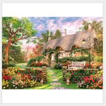 HSLJ1 Chalet in the Forest 1000 Pieces London Chalet Jigsaw Puzzles Cardboard Puzzles Brain Challenge Puzzle Educational Game Stress Reliever for Adult Kids, Puzzles for Adults Puzzle Sets for Family