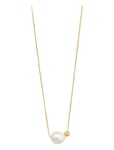 Pilgrim Trust Recycled Pearl Necklace Guld