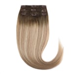 Rapunzel of Sweden Clip-on set 3 pieces 50 cm Dark Ashy Blonde Balayag